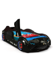 Ліжко машинка  Lamborghini чорна