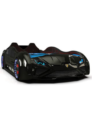 Ліжко машинка  Lamborghini чорна