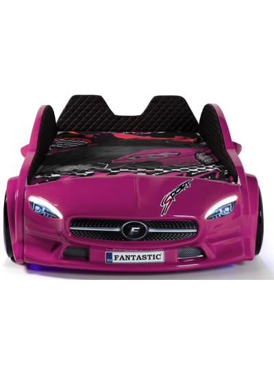 Ліжко машинка з підсвіткою - Mercedes 190х90 см, пластик Туреччина