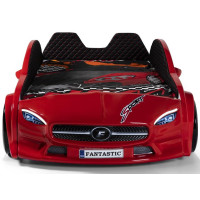 Ліжко машина з м'якими бортами - Mercedes 190х90 см, пластик Туреччина