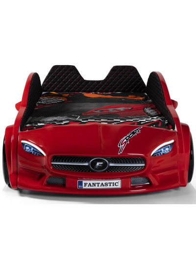 Ліжко машина з м'якими бортами - Mercedes 190х90 см, пластик Туреччина