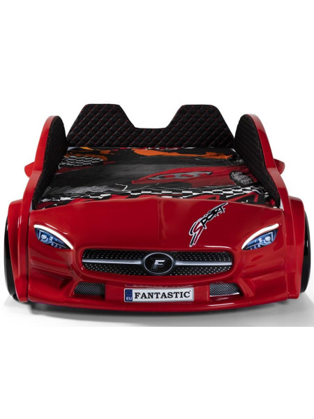 Ліжко машина з м'якими бортами - Mercedes 190х90 см, пластик Туреччина