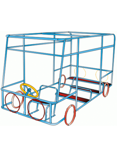 Ігровий елемент для дитячого майданчика Автобус